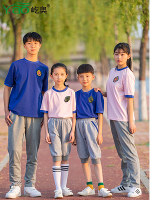 屹奧2019小、初、高夏季校服新款運動套裝